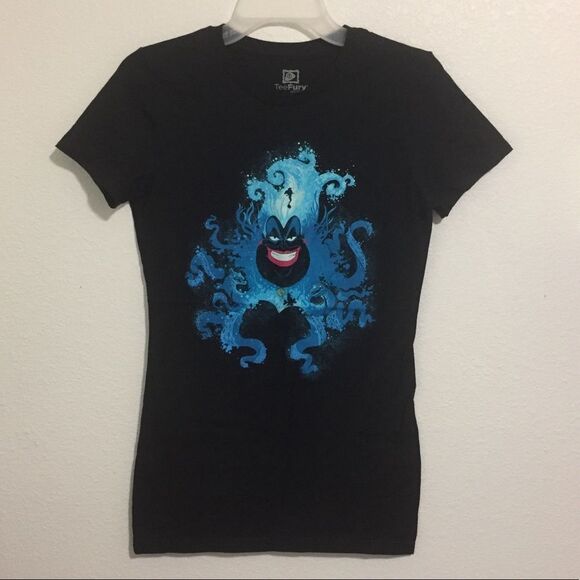 Teefury Disney Ursula Little Mermaid T Shirt Tee - Picture 2 of 4